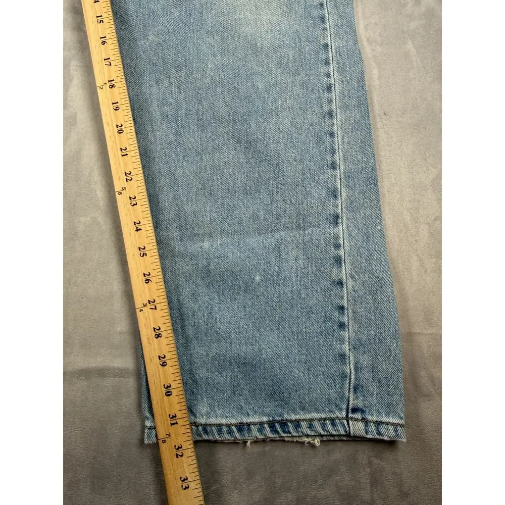 Levi's Men's Vintage 505 Regular Fit Straight Leg Jeans Blue Denim 42 x 32
